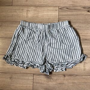 Women’s American Eagle Outfitters High Waist Blue & White Striped Shorts size S